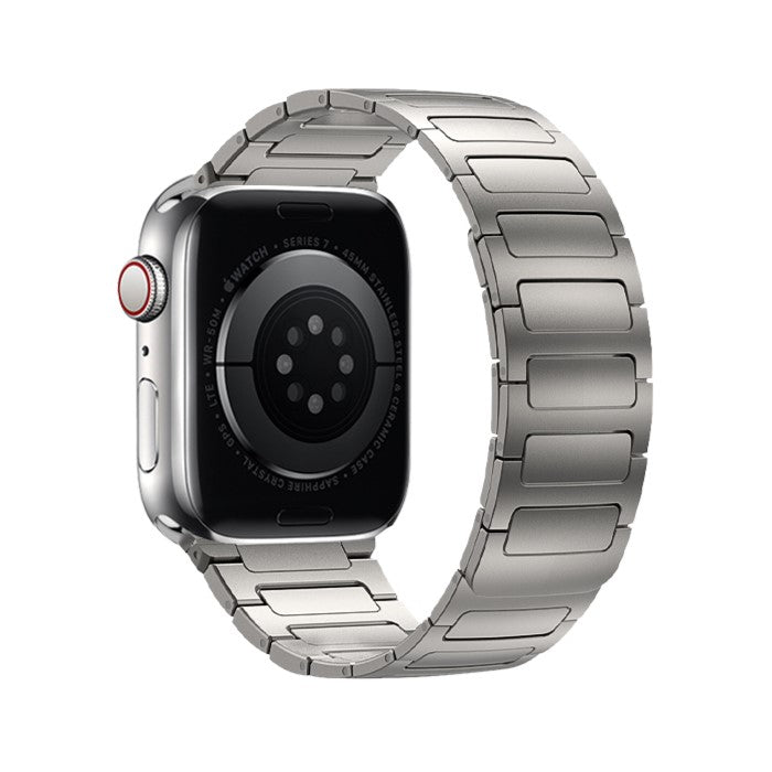 Correa magnética de acero inoxidable para Apple Watch — Ajuste seguro sin hebilla