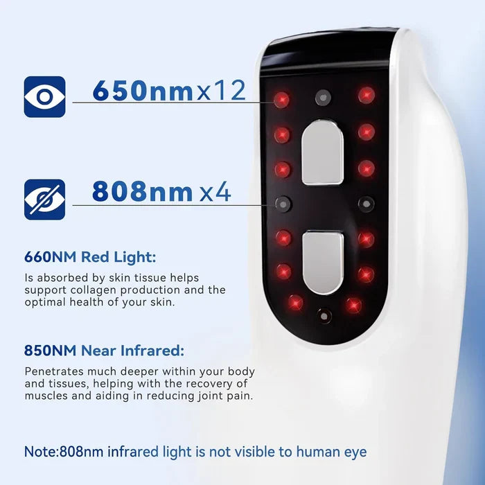 2-in-1 Infrared Light Therapy Device — 650nm & 808nm