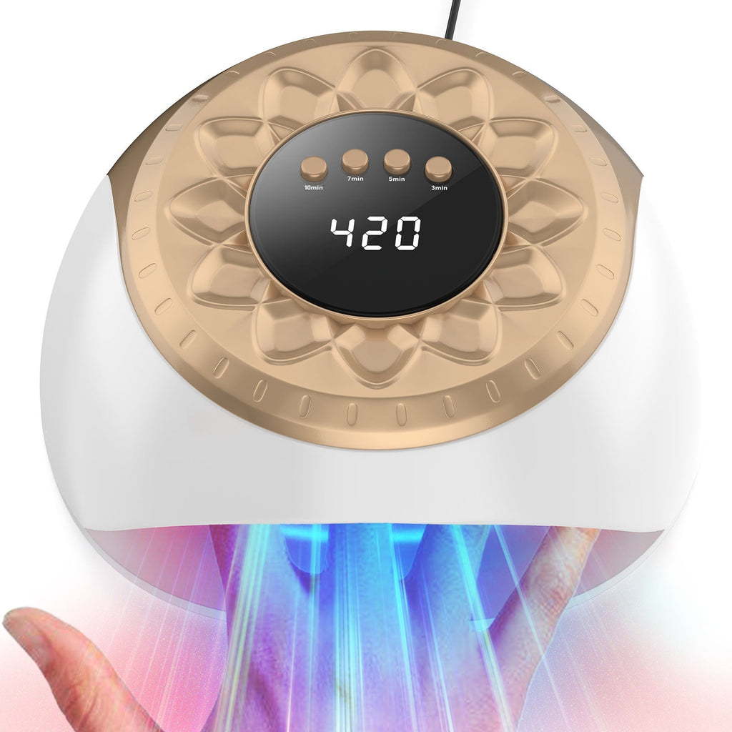 Aurora Gold-licht tegen nagelschimmel — behandeling van meerdere teennagels
