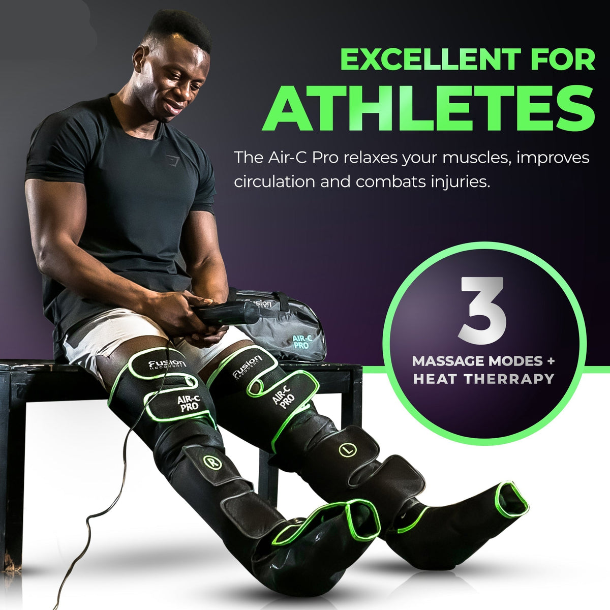 CirculaEase Premium Air Compression Leg Massager — Air-C Pro