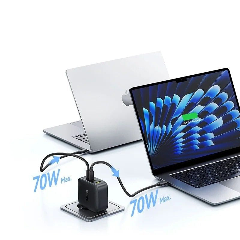 Caricatore GaN PD NovaCharge da 140W — Ricarica rapida per laptop, tablet e telefono