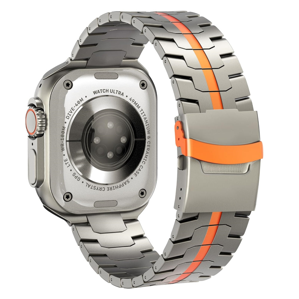 Cinturino in titanio per Apple Watch — Stile leggero e resistente
