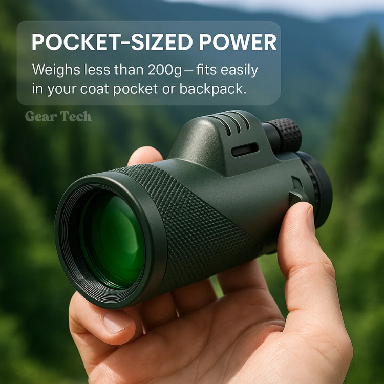 Monokulár TrailPeak 600x Ultra Zoom — HD čočka, kompaktní optika