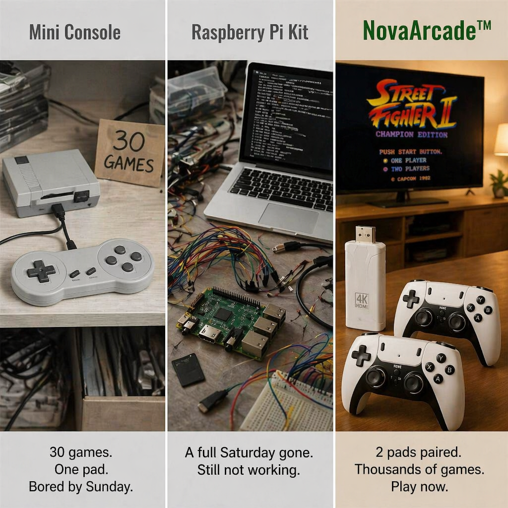 NovaArcade | Tilslut, forbind, og kæmp dig gennem tusindvis af retroklassikere | livraina