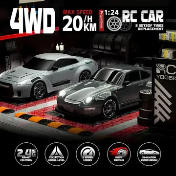 Nova Drift Master 4WD RC Vehicle — Bright LED Lights