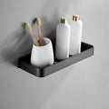 Mattschwarzes Badregal aus Edelstahl – 1- oder 2-teiliges Set, mehrere Regal-Konfigurationen