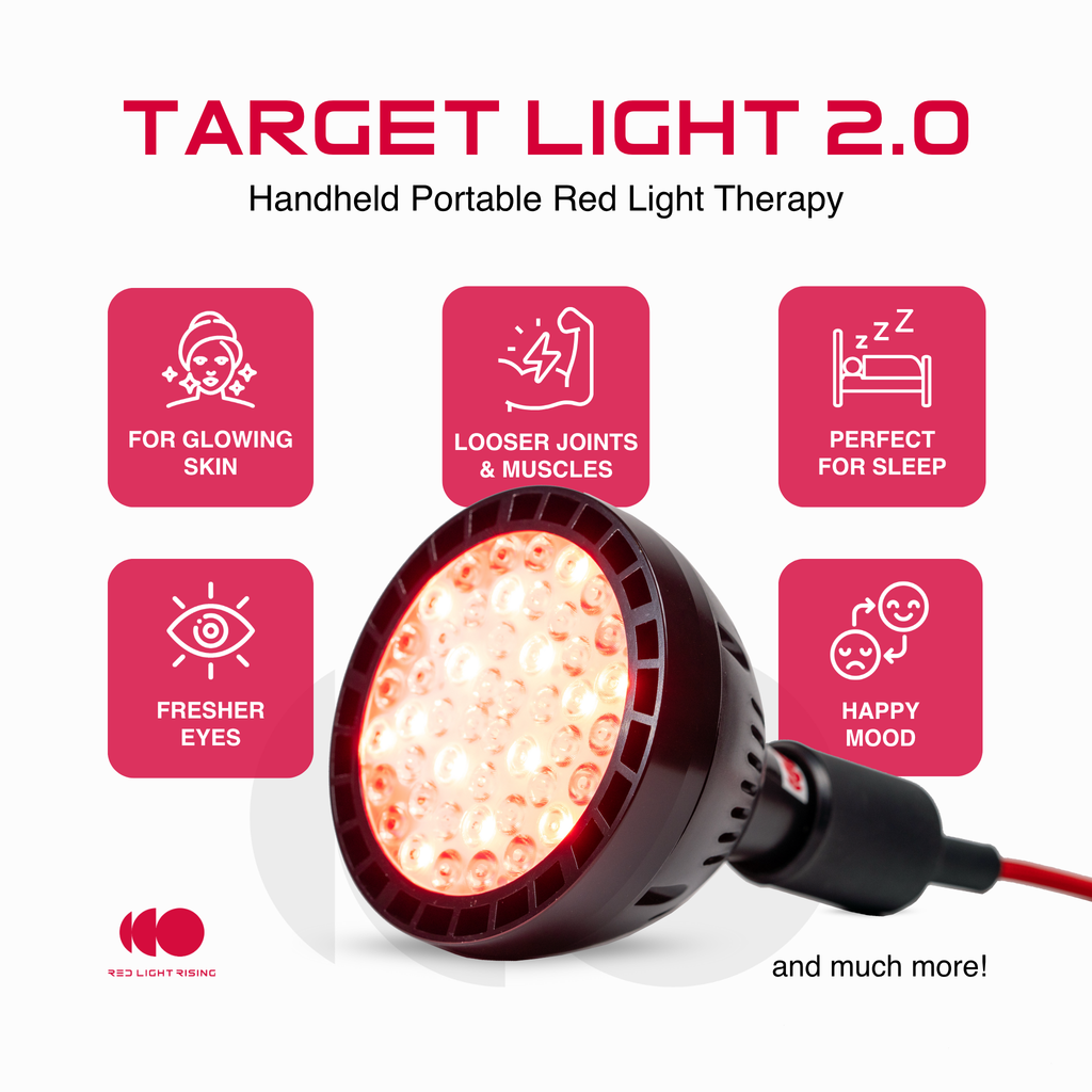Kompakt Target Light 2.0-rødtlysterapienhet, 660nm/850nm