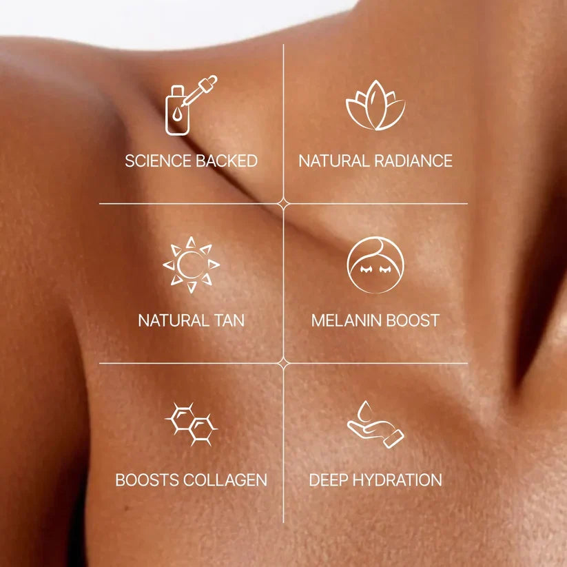 قطرات التسمير Bronzy Bloom — تركيبة لتوهّج ذهبي دون تعرّض للشمس