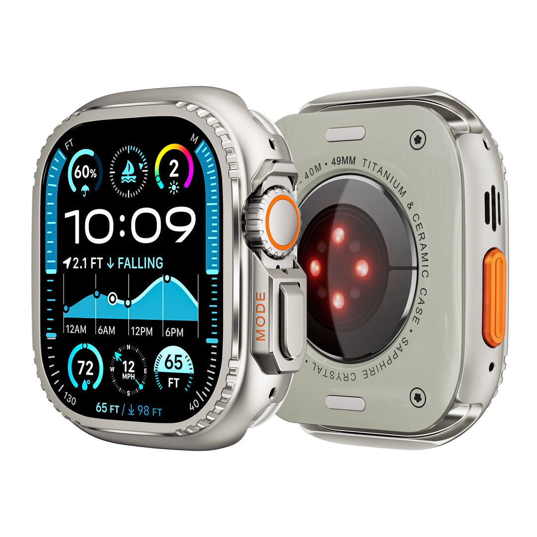 Titan Watch Ultra strapabíró fém tok — ütés- és karcálló