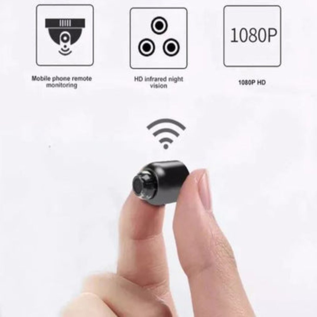 Mini bezdrátová skrytá kamera AeroGuard — nahrávání zvuku