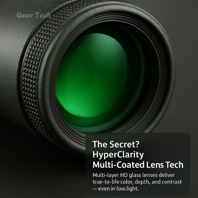 Monokulár TrailPeak 600x Ultra Zoom — HD čočka, kompaktní optika