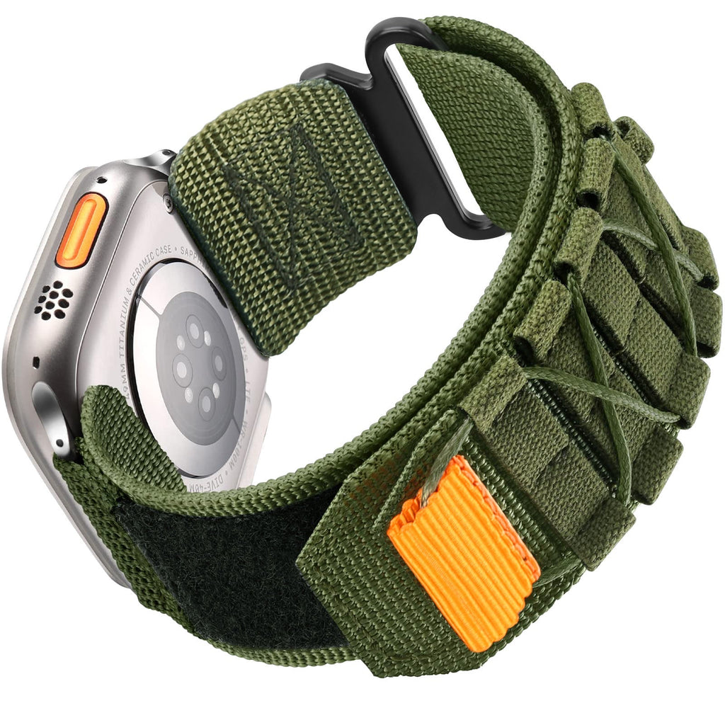 Taktyczny nylonowy pasek do Apple Watch — oddychający, odporny na zużycie