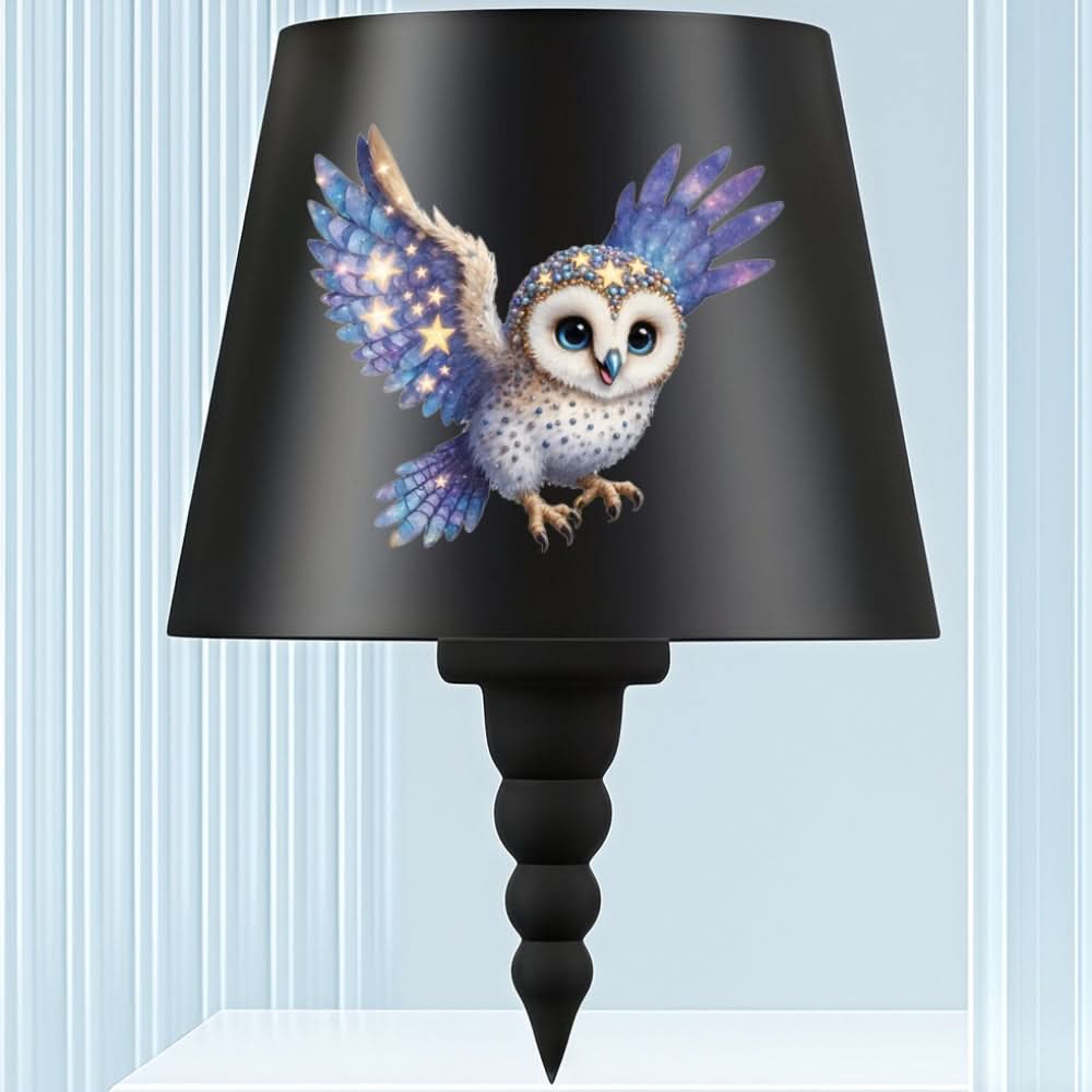 Lampă de masă LED multifuncțională cu design de bufniță – stil sticlă | livraina