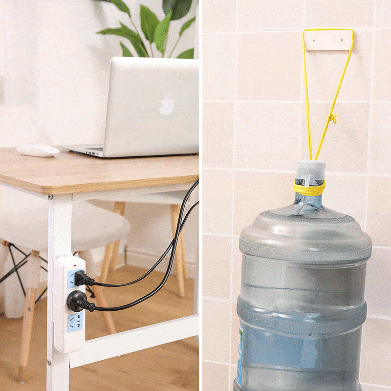 Selbstklebender Wandsteckdosen-Organizer ohne Bohren | livraina