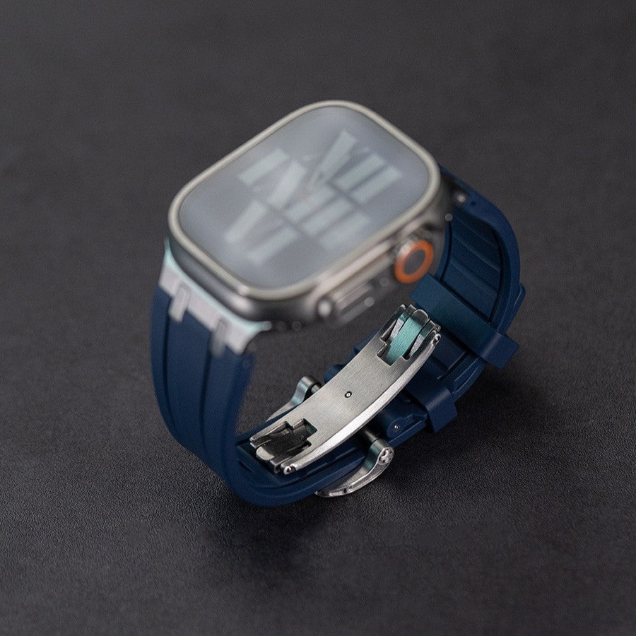 NovaLink tykk silikonrem til Apple Watch — titanadapter