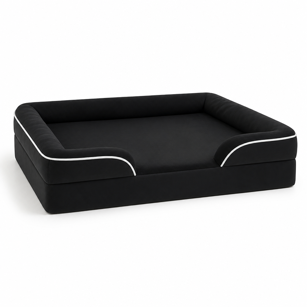 Cama ortopédica de espuma para perros con funda lavable (base antideslizante) | livraina