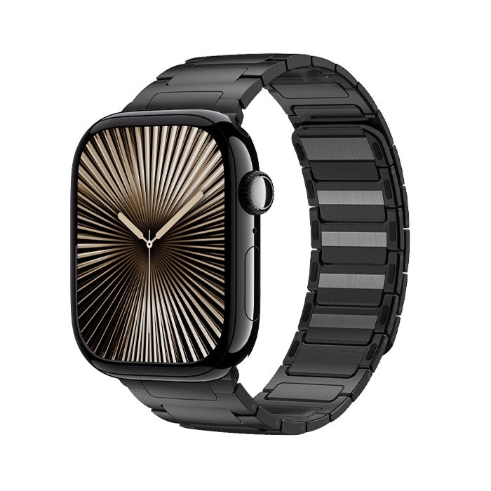 Correa magnética de acero inoxidable para Apple Watch — Ajuste seguro sin hebilla