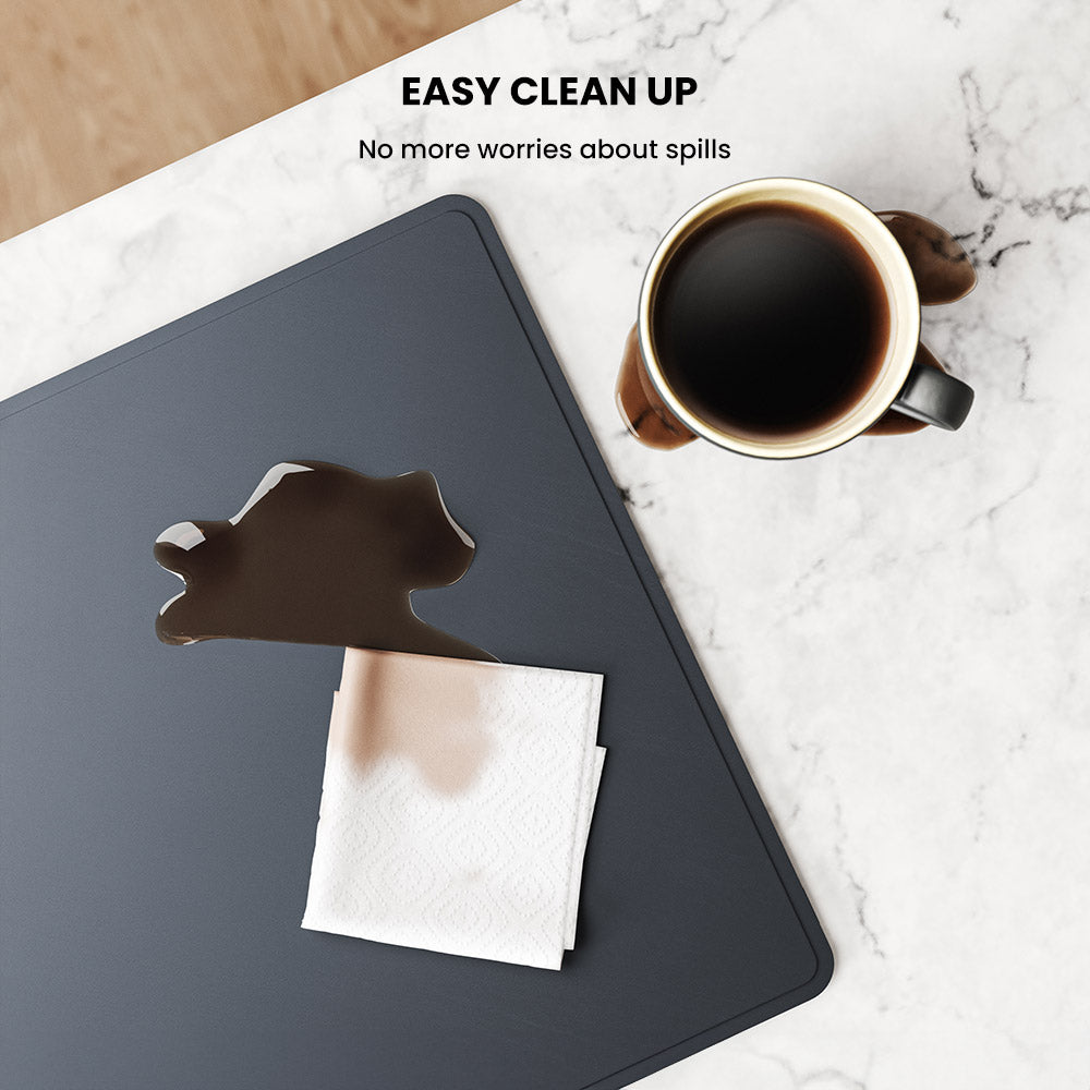 Tapis de bureau de recharge sans fil NovaCharge — Deux zones de charge rapide