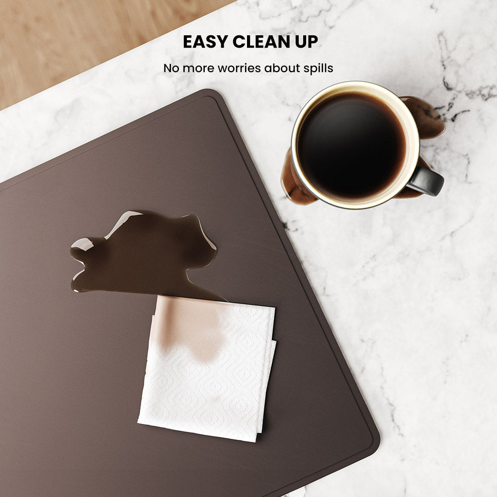 Tapis de bureau de recharge sans fil NovaCharge — Deux zones de charge rapide