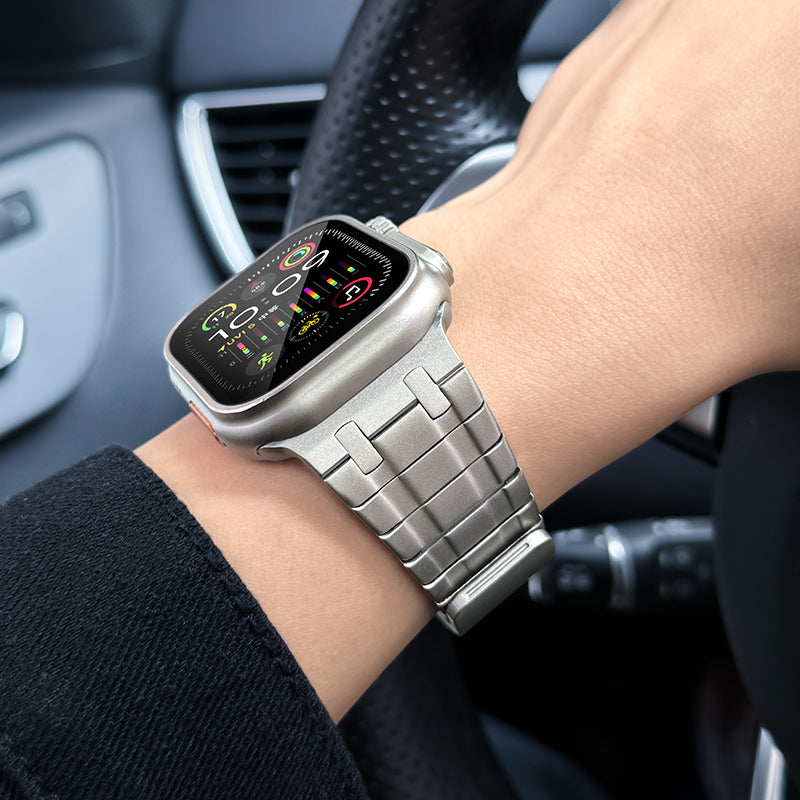 Apex mágneses rozsdamentes acél Apple Watch-pánt — matt felület