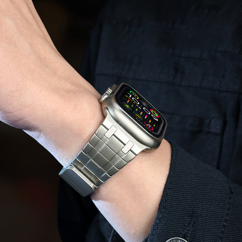 Apex mágneses rozsdamentes acél Apple Watch-pánt — matt felület