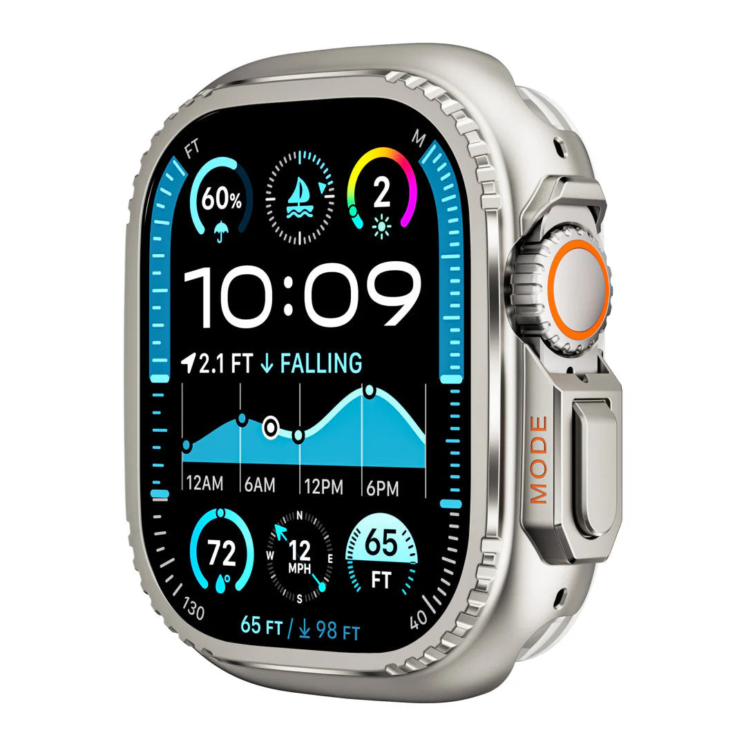 Titan Watch Ultra strapabíró fém tok — ütés- és karcálló