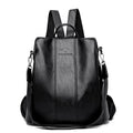 Women's Classic Vintage Leather Backpack — Anti-Theft Design
