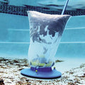 HydroPure 泳池清洁器 — 强力吸尘，清理树叶、沙子和污垢