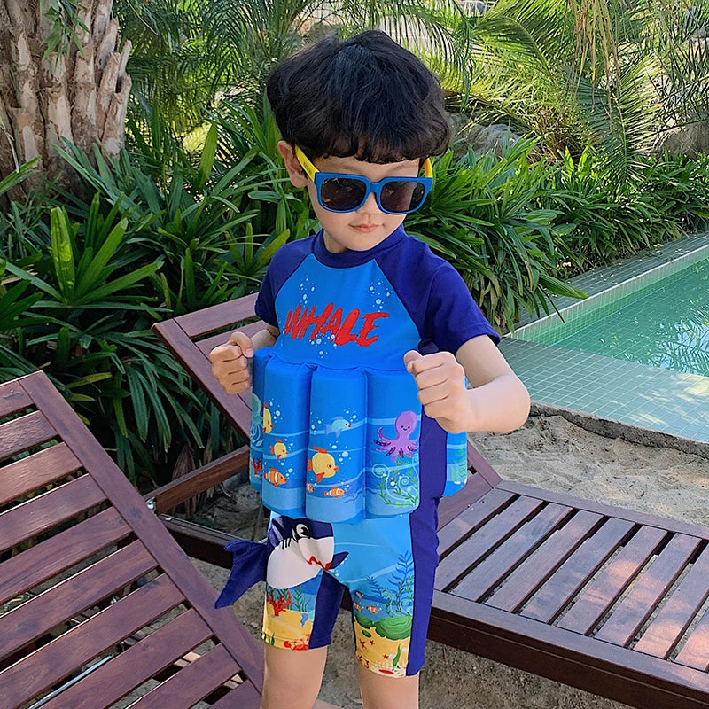 Giubbotto salvagente galleggiante SafeSwim Kids — Galleggiamento stabile, vestibilità flessibile