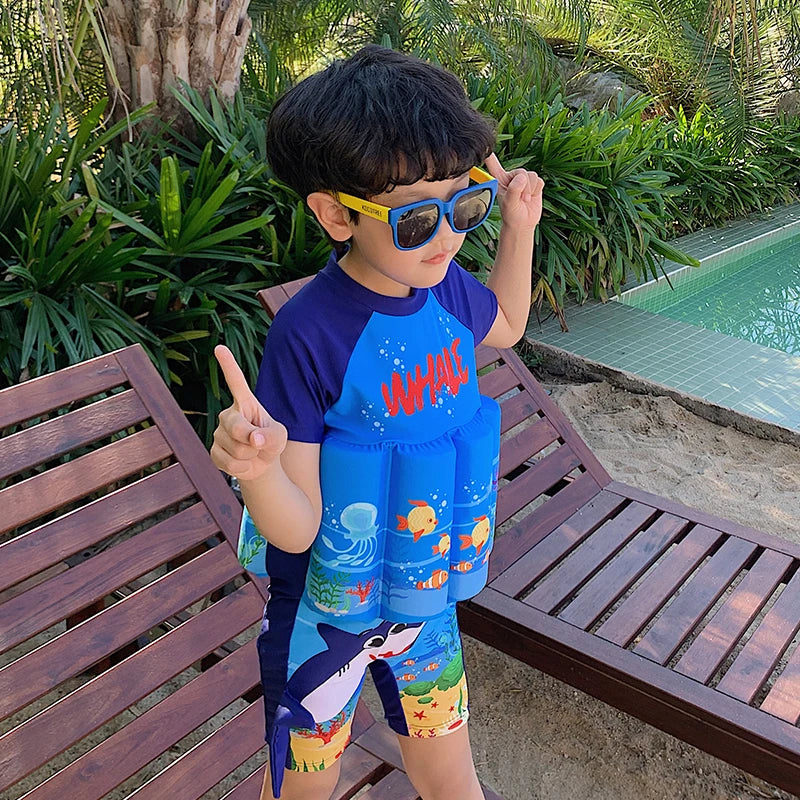 Giubbotto salvagente galleggiante SafeSwim Kids — Galleggiamento stabile, vestibilità flessibile