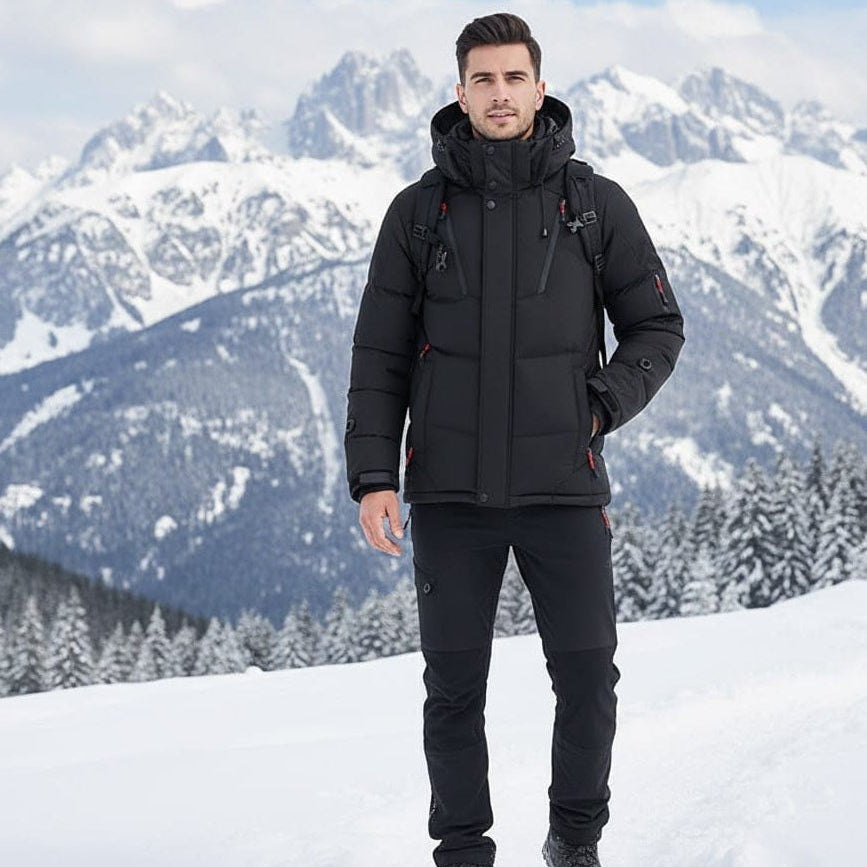 Parka de iarnă premium GlacierGuard — impermeabilă, cu căptușeală termică