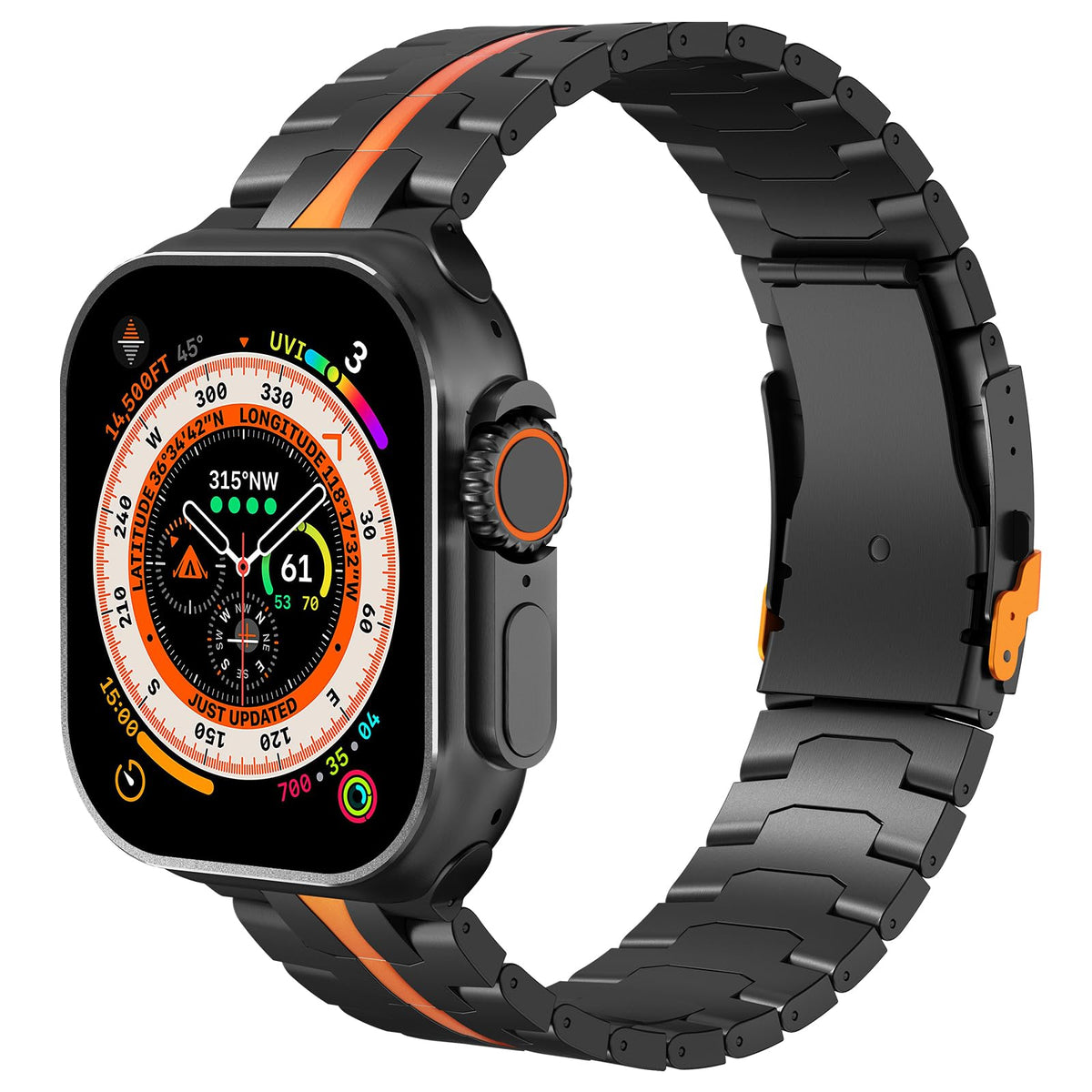 Cinturino in titanio per Apple Watch — Stile leggero e resistente