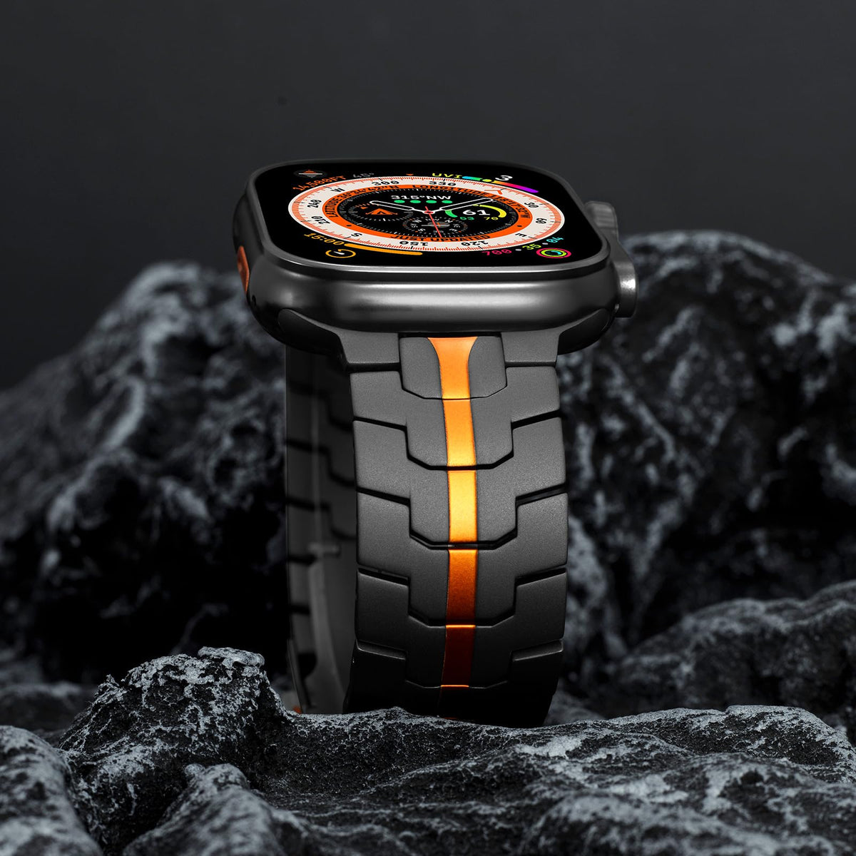 Cinturino in titanio per Apple Watch — Stile leggero e resistente