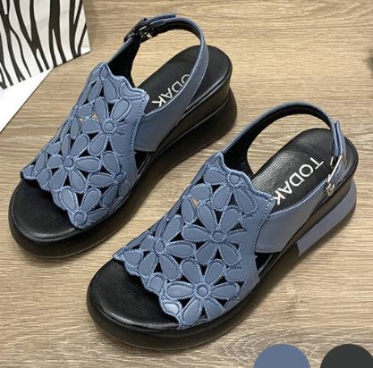 Orthopedic Sandals for Women Featuring Perforated Design | livraina