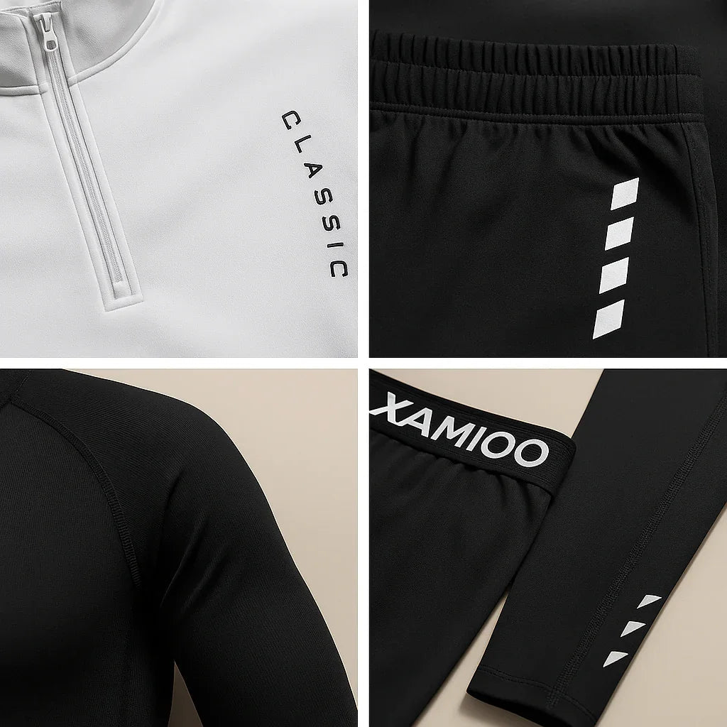 Completo sportivo da allenamento da uomo — Outfit da allenamento con parte superiore e inferiore