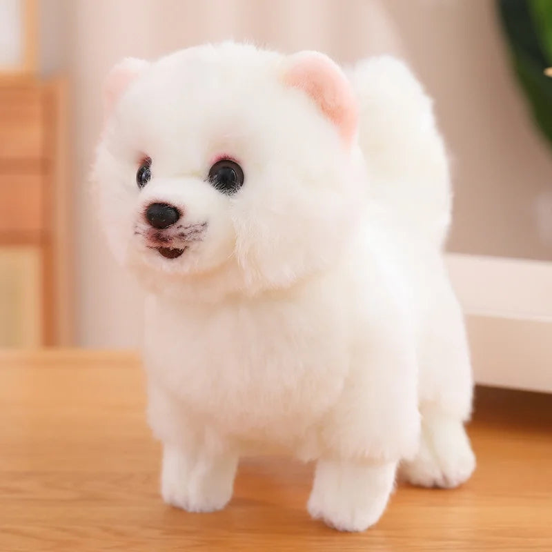 30 cm realistiskt gosedjur i form av en pomeranian