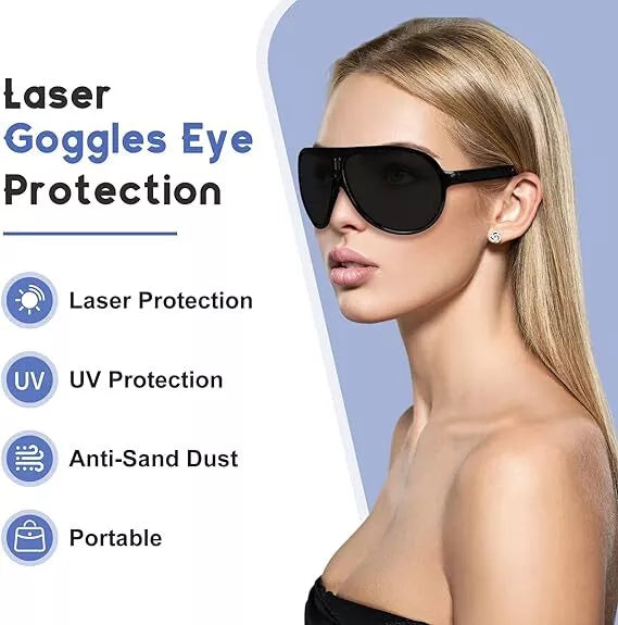 Brýle pro laserovou terapii červeným a modrým světlem, pokrytí 190–2000nm