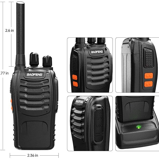 TrailGuard Pro walkie-talkier — multifunktionelle, stærkt signal