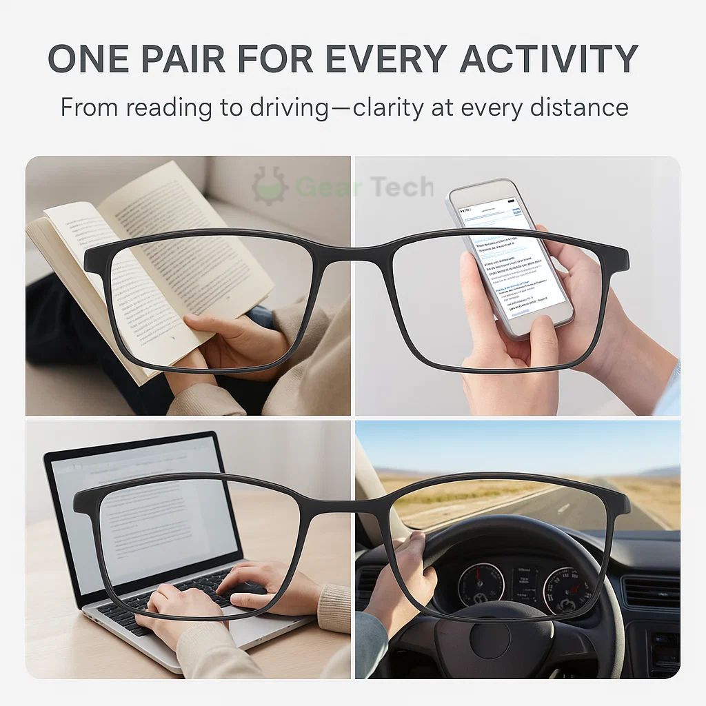 German Designed Progressive Eyeglasses — Clear Vision All Day