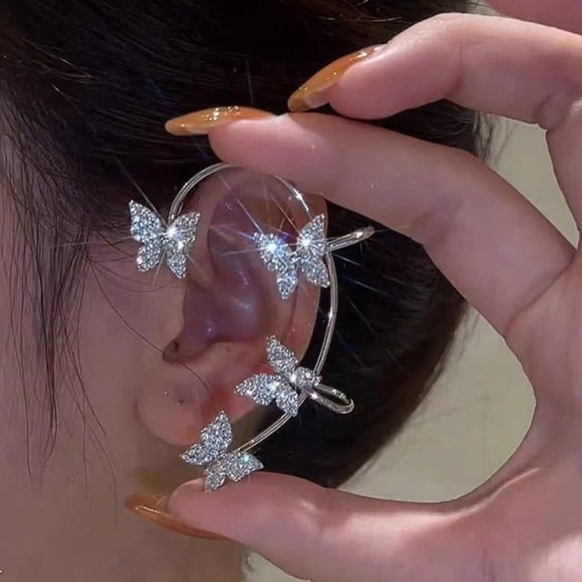 AuroraClip Verstellbare Ohrclips — Ohne-Piercing-Design, Sicherer Halt
