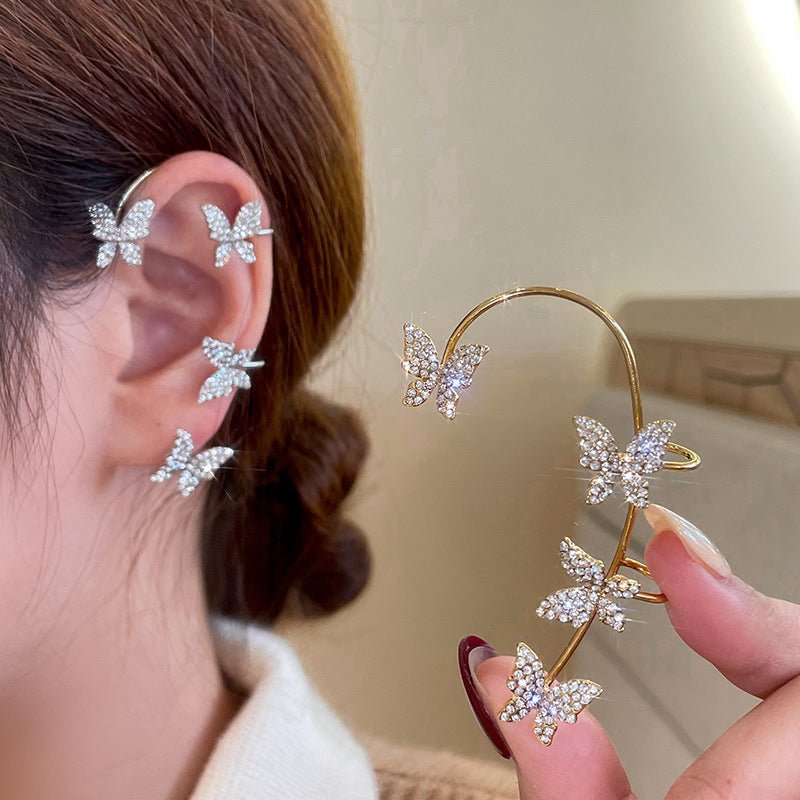 AuroraClip Verstellbare Ohrclips — Ohne-Piercing-Design, Sicherer Halt