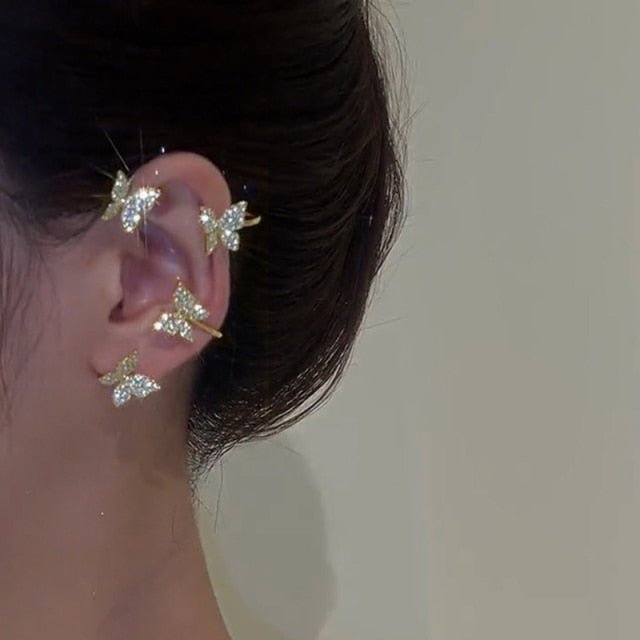 AuroraClip Verstellbare Ohrclips — Ohne-Piercing-Design, Sicherer Halt