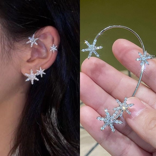 AuroraClip Verstellbare Ohrclips — Ohne-Piercing-Design, Sicherer Halt