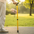 EaseWalker-wandelstok — lichtgewicht aluminium, ergonomische comfortabele greep