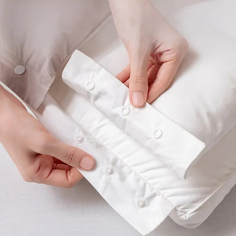 Almohada ergonómica ajustable para el cuello — Núcleo de doble capa para mayor soporte