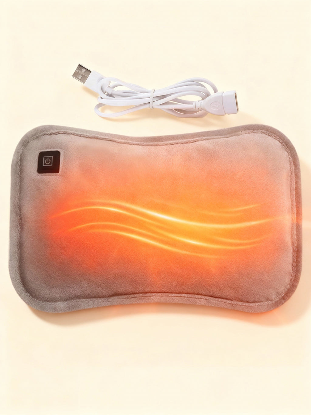 Tappetino termico portatile a riscaldamento rapido 30x20 cm per mani e corpo