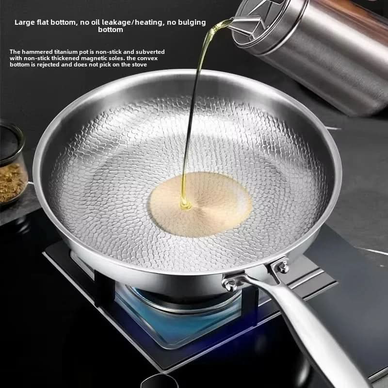 Padella antiaderente in acciaio inox per qualsiasi piano cottura | livraina