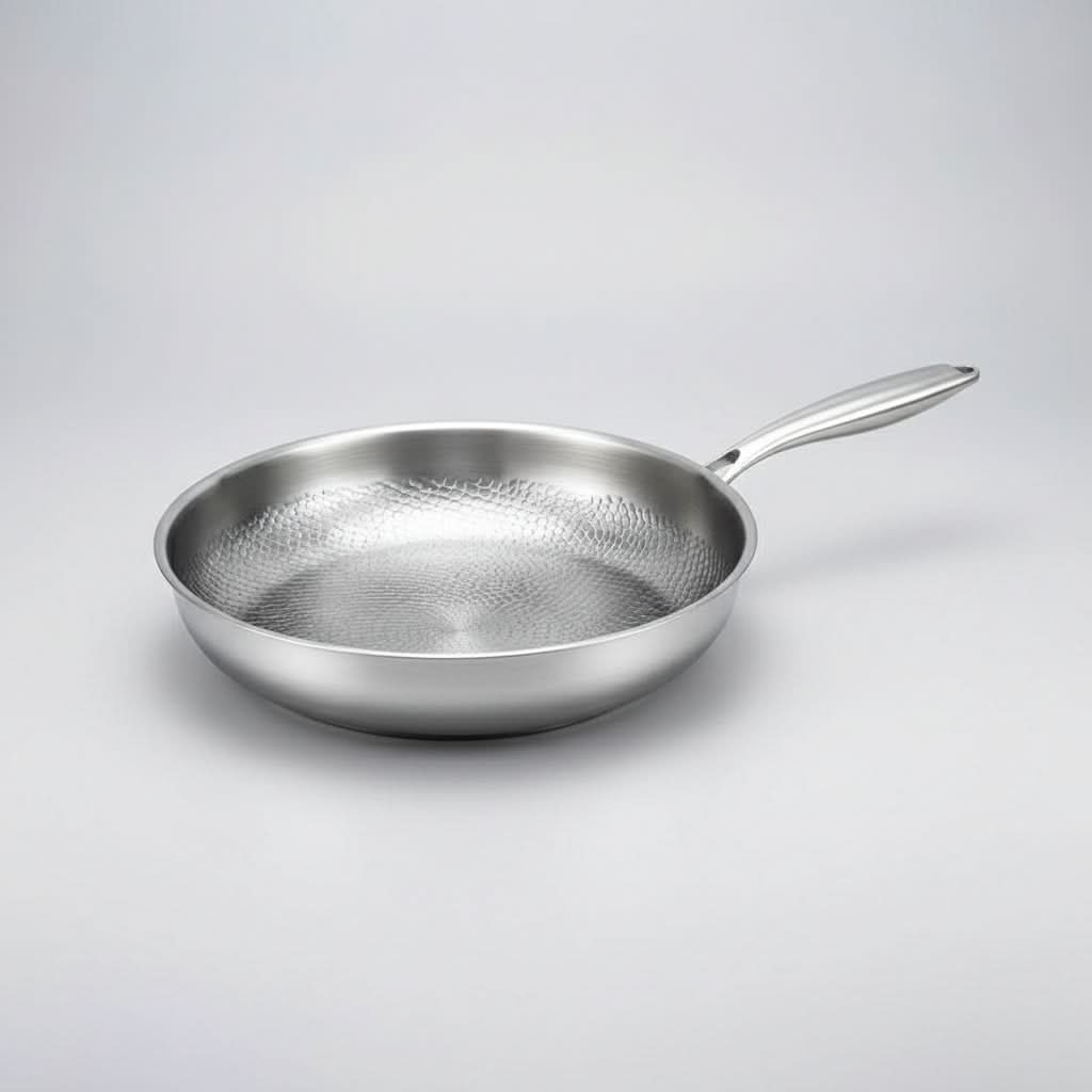 Padella antiaderente in acciaio inox per qualsiasi piano cottura | livraina