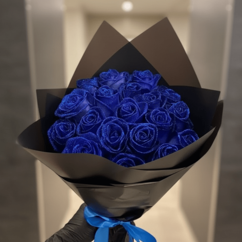 Aurelia Eternal Bloom-rose — dekorativ rose med glitrende overflade