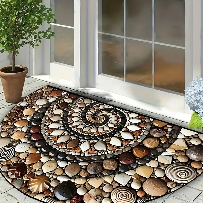 Tapete de área Ocean Aesthetic antiderrapante - 50 x 80 cm | livraina